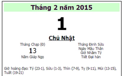 Những ngày xấu cần tránh
