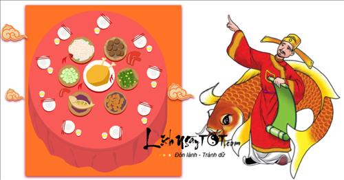 Hướng dẫn mâm cỗ cúng ông Công ông Táo đúng chuẩn