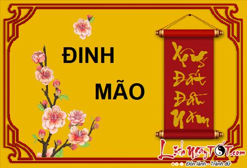 Xem tuổi xông nhà 2017 cho gia chủ tuổi Đinh Mão