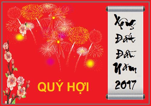 Xem tuổi xông nhà 2017 cho gia chủ tuổi Quý Hợi