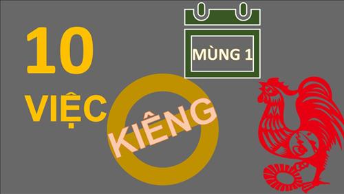 10 việc mang lại vận xui nếu phạm phải trong ngày mùng 1