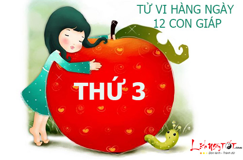 Tử vi thứ 3 ngày 27/12/2016 của 12 con giáp