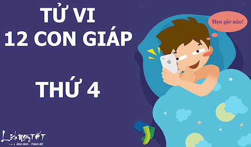Tử vi thứ Tư ngày 13/4/2016 của 12 con giáp