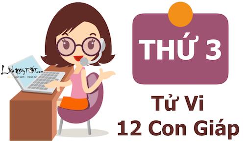 Tử vi thứ Ba ngày 24/05/2016 của 12 con giáp