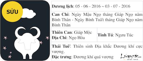 Xem tử vi tháng Năm âm lịch của người tuổi Sửu