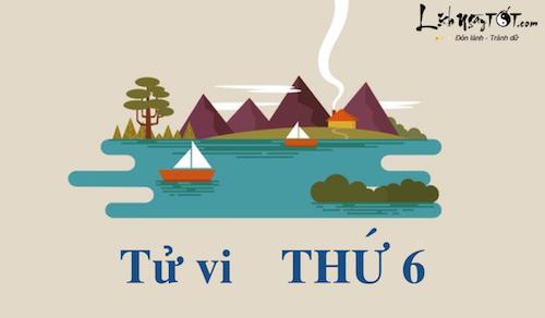 Tử vi thứ Sáu ngày 17/6/2016 của 12 con giáp
