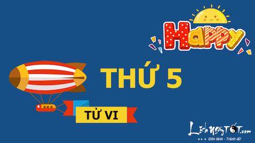 Tử vi thứ Năm ngày 4/8/2016 của 12 con giáp