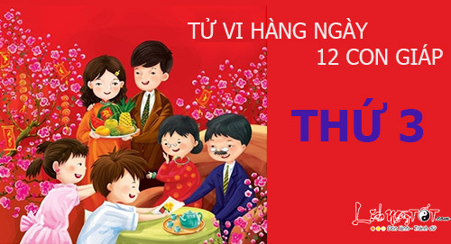 Tử vi thứ 3 ngày 24/1/2017 của 12 con giáp