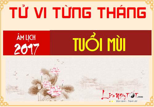 Tổng quan tử vi 12 tháng năm Đinh Dậu 2017 cho người tuổi Mùi