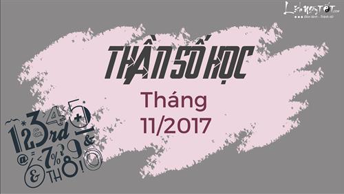 Xem bói ngày sinh: Dự đoán vận mệnh tháng 11/2017 theo Thần số học