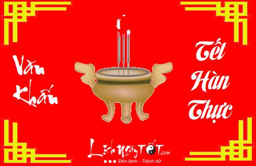 Văn khấn Tết Hàn Thực và cách sắm lễ đúng chuẩn