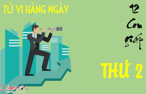 Tử vi thứ 2 ngày 13/3/2017 của 12 con giáp