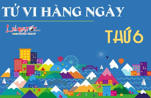 Tử vi thứ 6 ngày 2/6/2017 của 12 con giáp