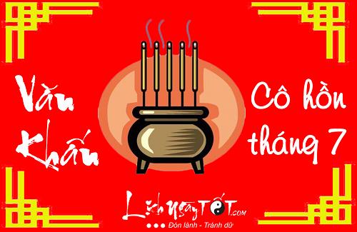 Bài văn khấn cúng cô hồn tháng 7 âm lịch phổ biến và chuẩn xác nhất