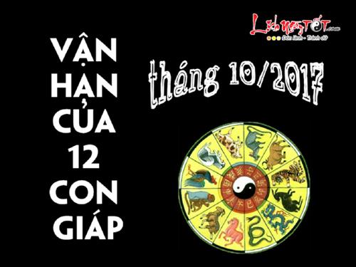 Vận hạn của 12 con giáp trong tháng 10/2017 dương lịch