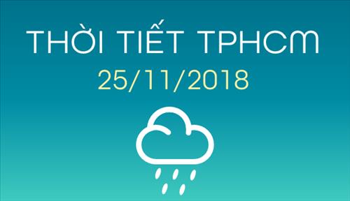 Dự báo thời tiết TPHCM 25/11: Tiếp tục mưa to trên diện rộng