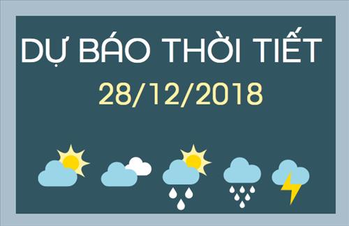 Dự báo thời tiết hôm nay 28/12: Không khí lạnh tràn về các tỉnh miền Bắc, nhiệt độ giảm mạnh