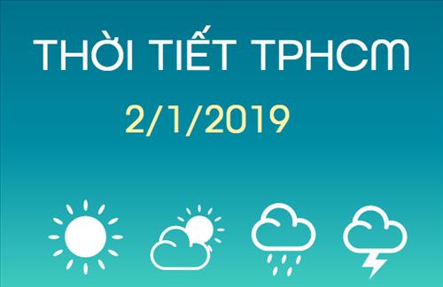 Dự báo thời tiết TPHCM 2/1: Mưa rào rải rác vẫn tiếp diễn trong ngày