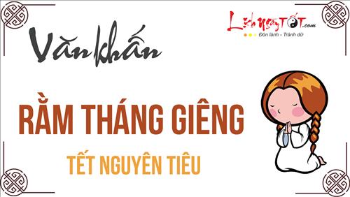 Infographic: Bài văn khấn rằm tháng giêng Mậu Tuất 2018 đúng chuẩn
