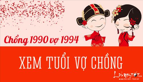 Xem hợp tuổi chồng CANH NGỌ 1990 vợ GIÁP TUẤT 1994