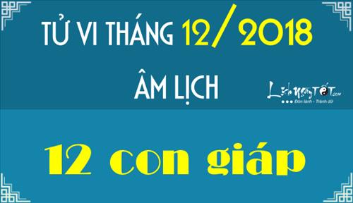 Tử vi tháng 12/2018 âm lịch: Năm hết Tết đến, con giáp nào dễ phát tài phát lộc?