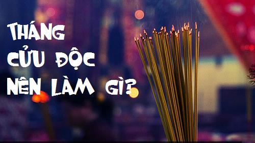 Những điều nên làm trong tháng Cửu Độc để giảm bớt xui xẻo, GIẢI ĐỘC TIÊU TAI