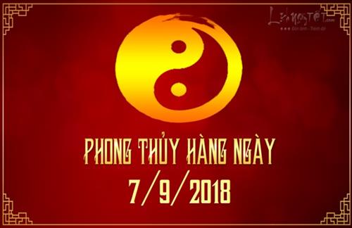 Xem phong thủy hàng ngày: Thứ 6 ngày 7/9/2018