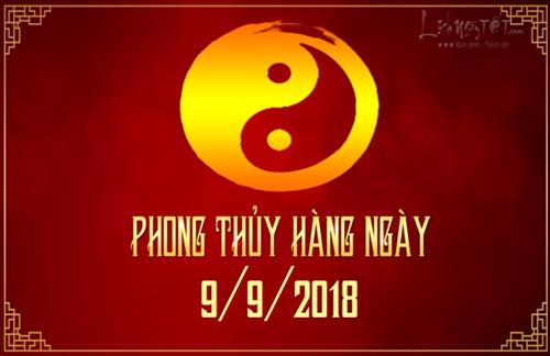 Xem phong thủy hàng ngày: Chủ nhật ngày 9/9/2018