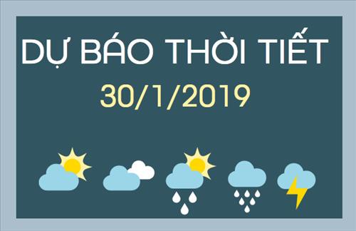 Dự báo thời tiết 30/1: Thời tiết cả nước tạnh ráo, có nắng vào ban ngày