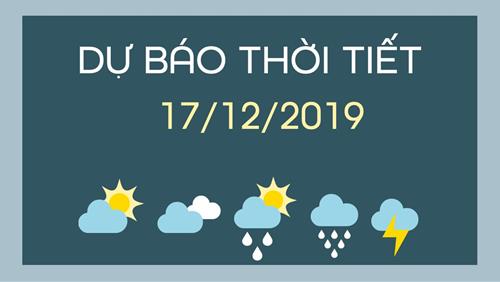 Dự báo thời tiết 17/12: Mưa nhỏ về đêm và sáng, ngày trời nắng