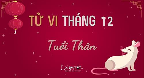 Tử vi tuổi Thân tháng 12/2019 âm lịch: Đường tình rộng mở, đón Tết yêu thương