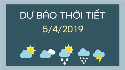 Dự báo thời tiết 5/4: Lượng mưa giảm dần ở toàn miền Bắc