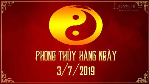 Xem phong thủy hàng ngày: Thứ 4 ngày 3/7/2019