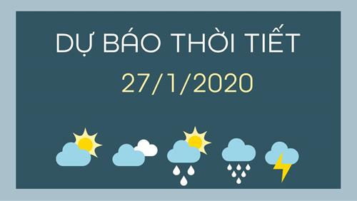 Dự báo thời tiết 27/1: Miền Bắc rét, có nơi dưới 10 độ, một số vùng có mưa