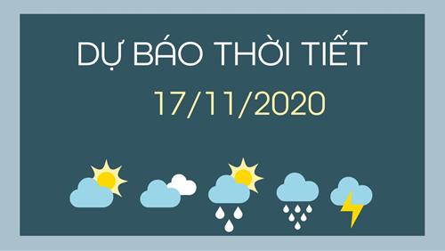 Dự báo thời tiết ngày mai 17/11/2020: Bắc Bộ, Bắc Trung Bộ có mưa trên diện rộng