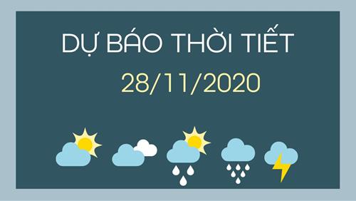 Dự báo thời tiết ngày mai 28/11/2020: Không khí lạnh tăng cường, Bắc Bộ chuyển rét, Trung Bộ mưa lớn