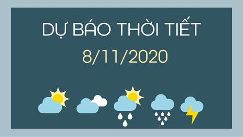 Dự báo thời tiết ngày mai 8/11/2020: Hà Nội tăng nhiệt nhẹ, TPHCM không mưa