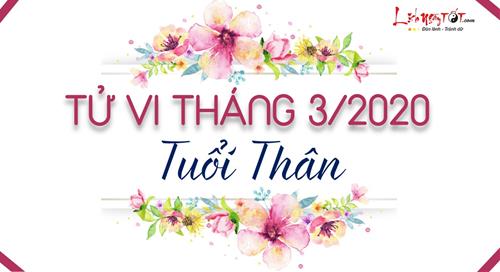 Tử vi tháng 3/2020 tuổi Thân âm lịch: Thành công nhưng chớ nên lơ là