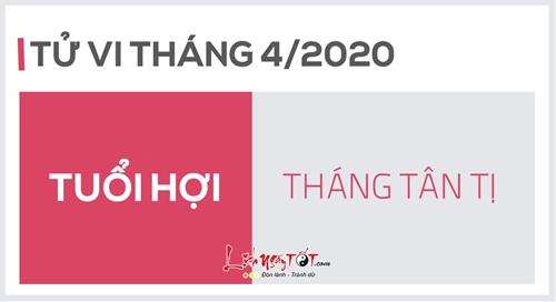 Tử vi tháng 4/2020 tuổi Hợi Âm lịch: Đào hoa vượng, chi tiêu tốn kém