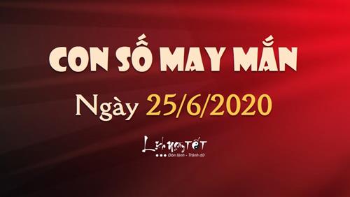 Con số may mắn ngày 25/6/2020 theo tuổi: Số đẹp hôm nay cho bạn