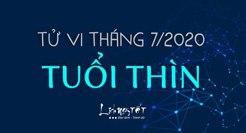 Tử vi tháng 7/2020 tuổi Thìn âm lịch: Sự nghiệp bừng sáng, tài lộc tụ khí