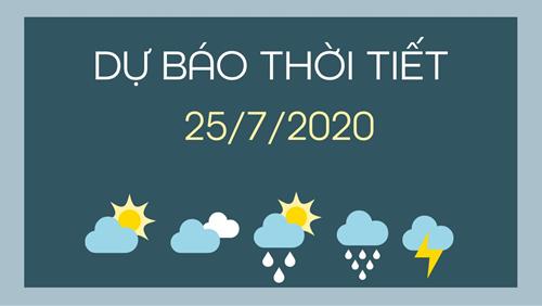 Dự báo thời tiết 25/7/2020: Trung Bộ nắng nóng đến gay gắt, nền nhiệt cao tới trên 37 độ