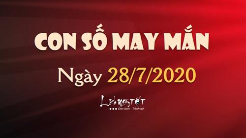 Con số may mắn ngày 28/7/2020 theo năm sinh: Số đẹp hôm nay cho từng tuổi