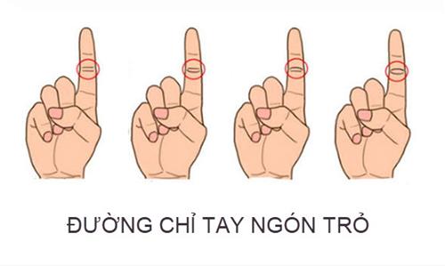 Xem đường chỉ tay ngón trỏ, đoán vận mệnh sang hèn