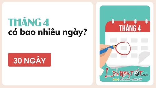 Tháng 4 có bao nhiêu ngày? Lý giải từ A đến Z tháng của tình yêu và sắc đẹp