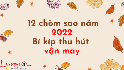 Nằm lòng bí kíp thu hút vận may cho 12 chòm sao năm 2022 để cả năm ăn sung mặc sướng