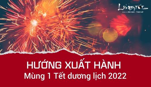 Chọn hướng xuất hành mùng 1 Tết dương lịch 2022 để đón đầu năm mới vạn sự hanh thông