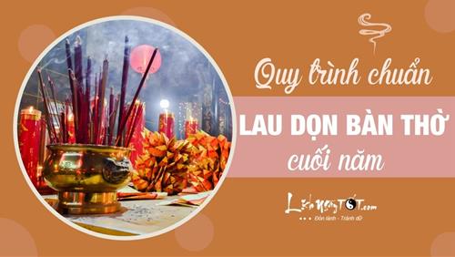 Tháng Chạp năm nay có 2 ngày ĐẠI LỘC lau dọn bàn thờ hay tỉa chân nhang, bề trên ưng ý, Tết Ất Tỵ phát ĐẠI TÀI