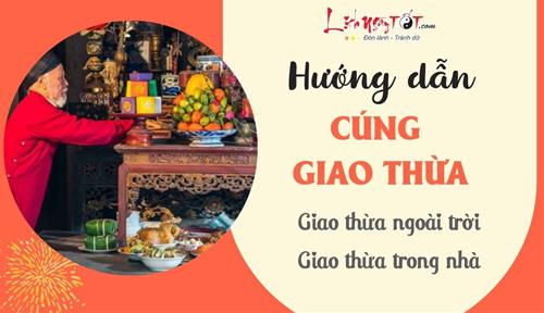 Cúng GIAO THỪA 2026 nhằm đúng giờ THIÊNG để hấp thụ linh khí Đất Trời, năm mới Bính Ngọ dễ Mã đáo thành công!