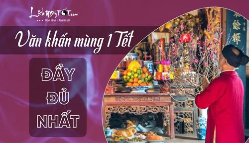 Văn khấn mùng 1 Tết Ất Tỵ 2025 chuẩn nhất: Bài cúng gia tiên, bài cúng thần linh